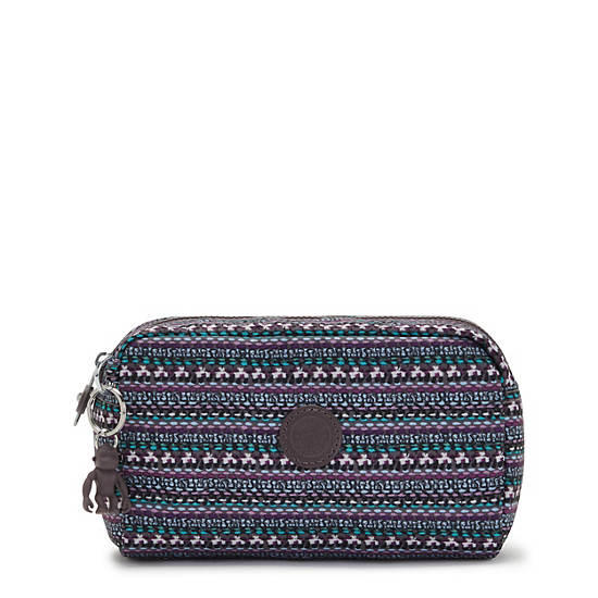 Kipling Gleam Printed Pouch Taske Grå | DK 2139JP